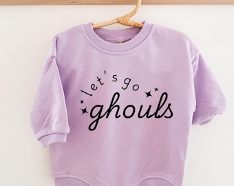 Tutina a bolle di Halloween, Andiamo, ghoul, abiti autunnali per bambine, stagione spettrale, lavanda, decorazioni femminili di Halloween, servizio fotografico, carino, alla moda