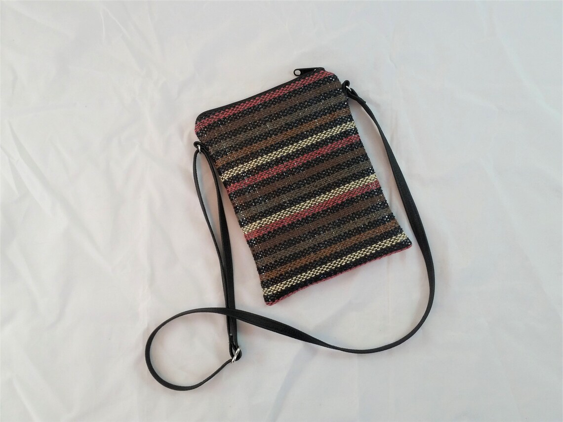 Crossbody Phone Bag Crossbody Phone Case Black/red/brown Etsy