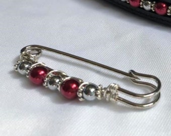 CUSTOM ORDER Beaded Stock Tie Pin