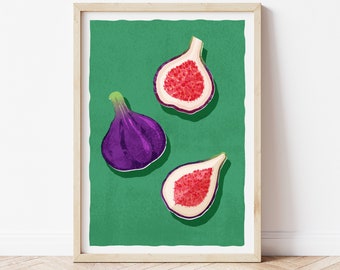 Lemons / Art Print / A3 / Wall Art / Kitchen Decor / Fruit Art | Etsy