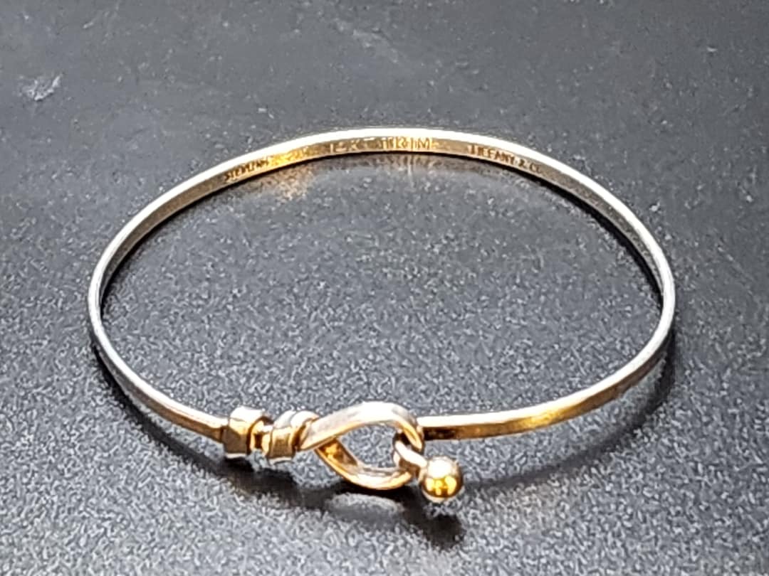 Vintage Tiffany & Co Hook and Eye Bracelet Etsy