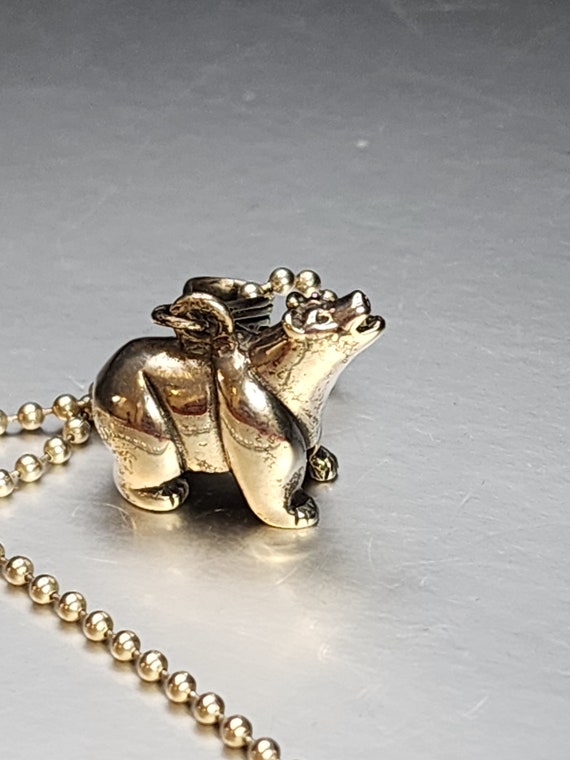 Sterling Silver Bear with Chain - image 5