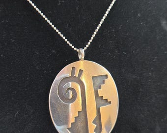 Vintage Hopi Sterling Silver Round Pin/pendant by Eldon James * - Etsy