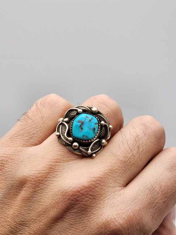 Classic Bisbee Turquoise Ring - image 1