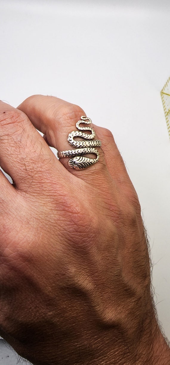 Sterling Silver Snake ring