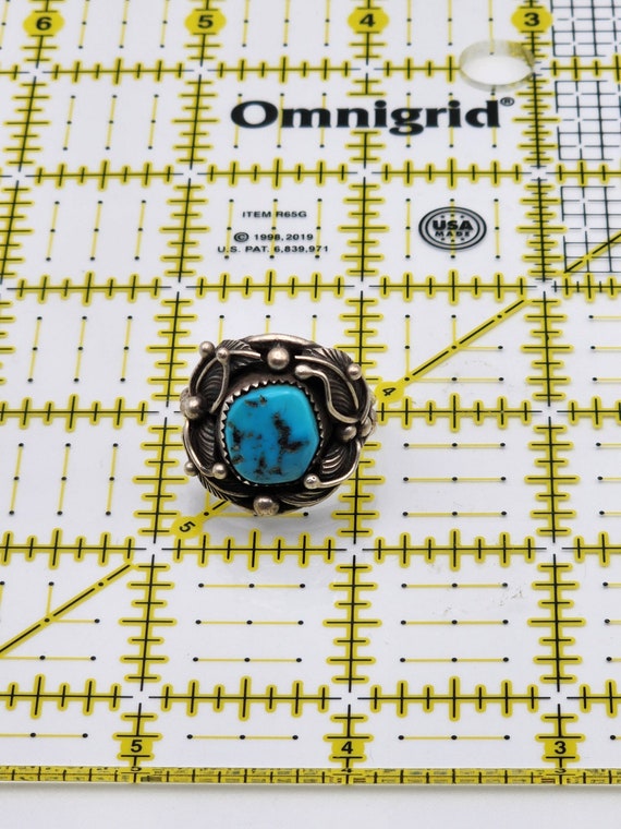 Classic Bisbee Turquoise Ring - image 3