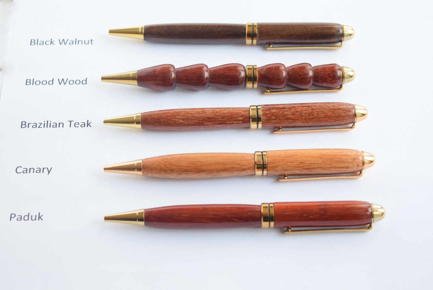 handmade wood pens mont