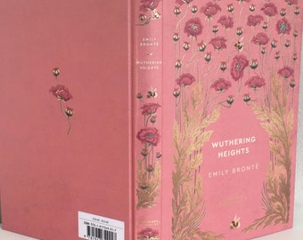 CIME TEMPESTOSE di Emily Bronte - Edizione speciale Cranford Collection, rilegatura decorativa rosa pregiato, copia NUOVA sigillata.