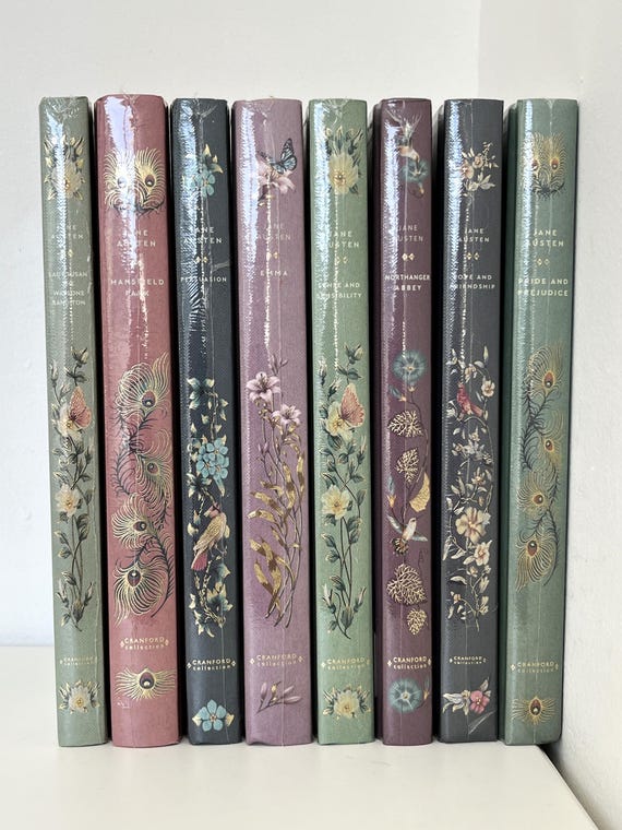 JANE AUSTEN - Set of Eight (8) Volumes - Cranford Collection