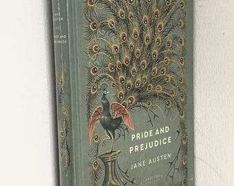 ORGOGLIO E PREGIUDIZIO di Jane Austen - Edizione speciale della Cranford Collection, rilegatura grigia decorativa di pregio, NUOVA copia termoretraibile