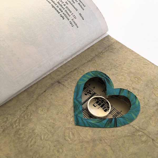 Wedding Ring Box Hollow Book, Key Safe, Trinket Book: Chaucer Canterbury Tales