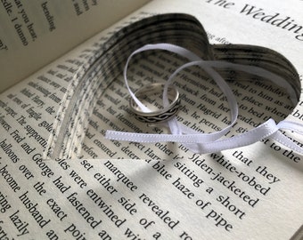 Vintage Fiction ANELLO DI NOZZE Libro cavo, anello di nozze o scatola di anelli di fidanzamento,