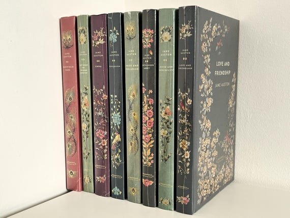 Jane Austen 作品集 8巻セット ケンブリッジ大学 JANE AUSTEN - Set of Eight (8) Volumes - Cranford Collection