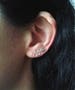 Earcuffs, silver ear jackets, ear climbers, ear crawlers, ear cuffs, cool ear jackets, ear sweeps, cute earring cuffs, contemporary jewelry 