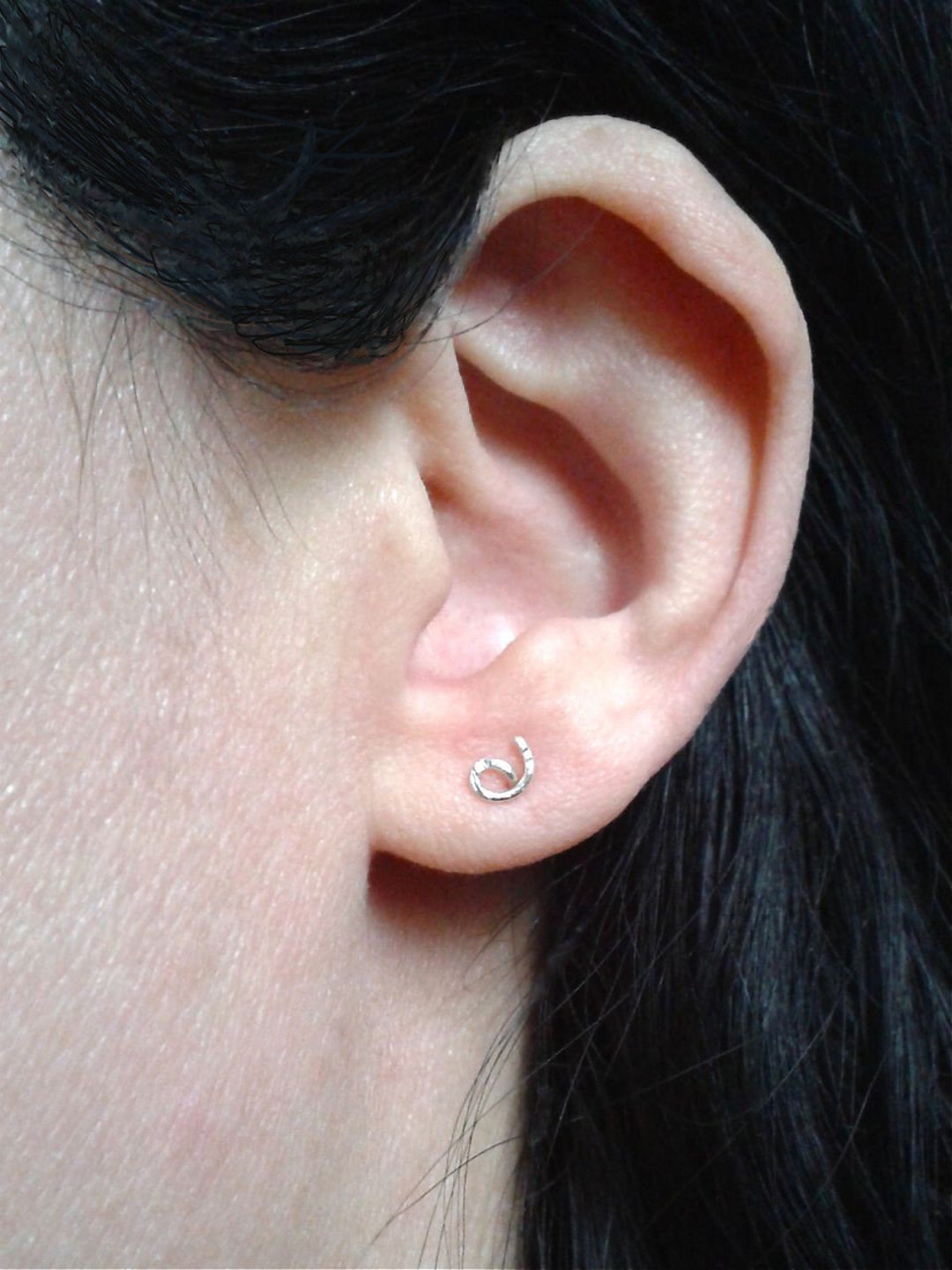 Silver tragus stud best sale