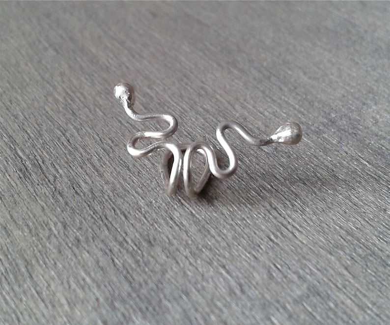 alternative jewelry cartilage earring tragus jewelry Tragus earrings in recycled sterling silver minimalist earring non pierced earring
