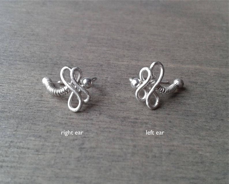 Rook Earring Forward Helix Hoop Sterling Silver Daith Etsy UK