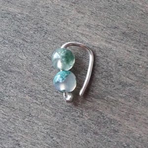 Rook earring, cartilage earring for daith piercing, piercing earring, cartilage ear cuff, sterling silver rook jewelry, inner ear piercings