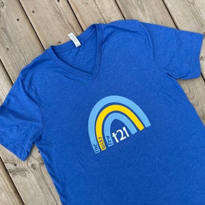 Down Syndrome Awareness Rainbow Shirt – The Lucky Few, Unisex Tee