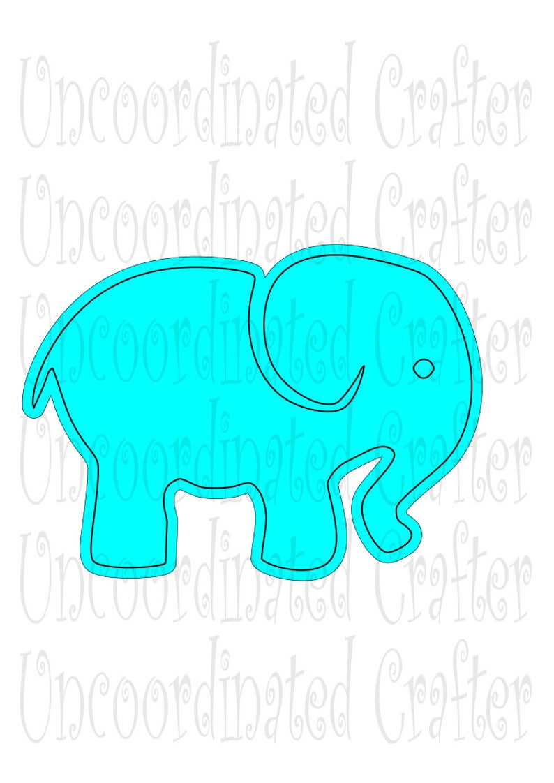 Download Elephant Svg Elephant Layered Svg Elephant Dxf Etsy
