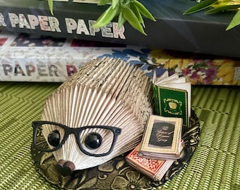 Small Library Hedgehog / Teacher’s Gift