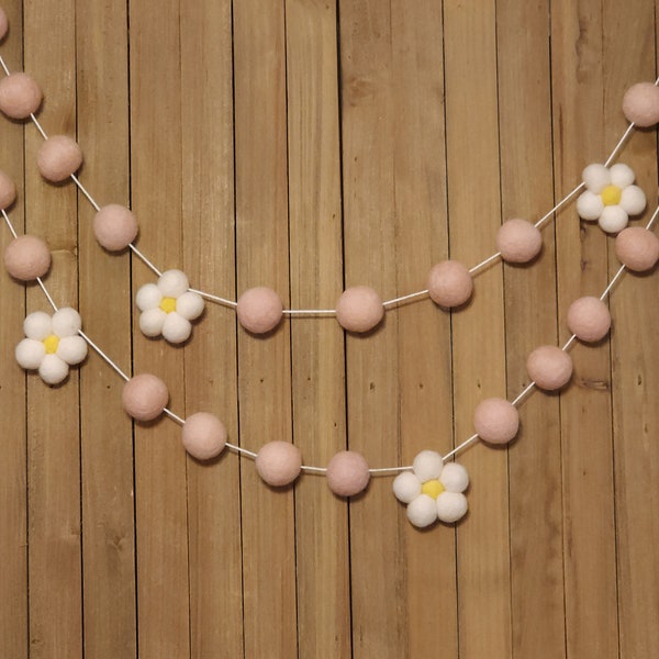 Flower Garland Wall Decor Etsy