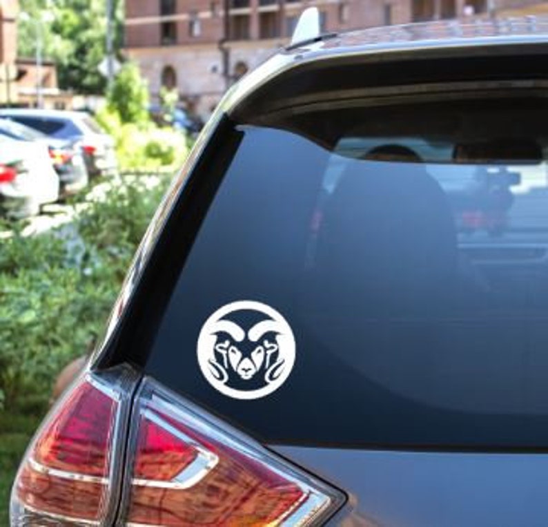 6 Colorado State University Rams Car Window Decal CSU Etsy