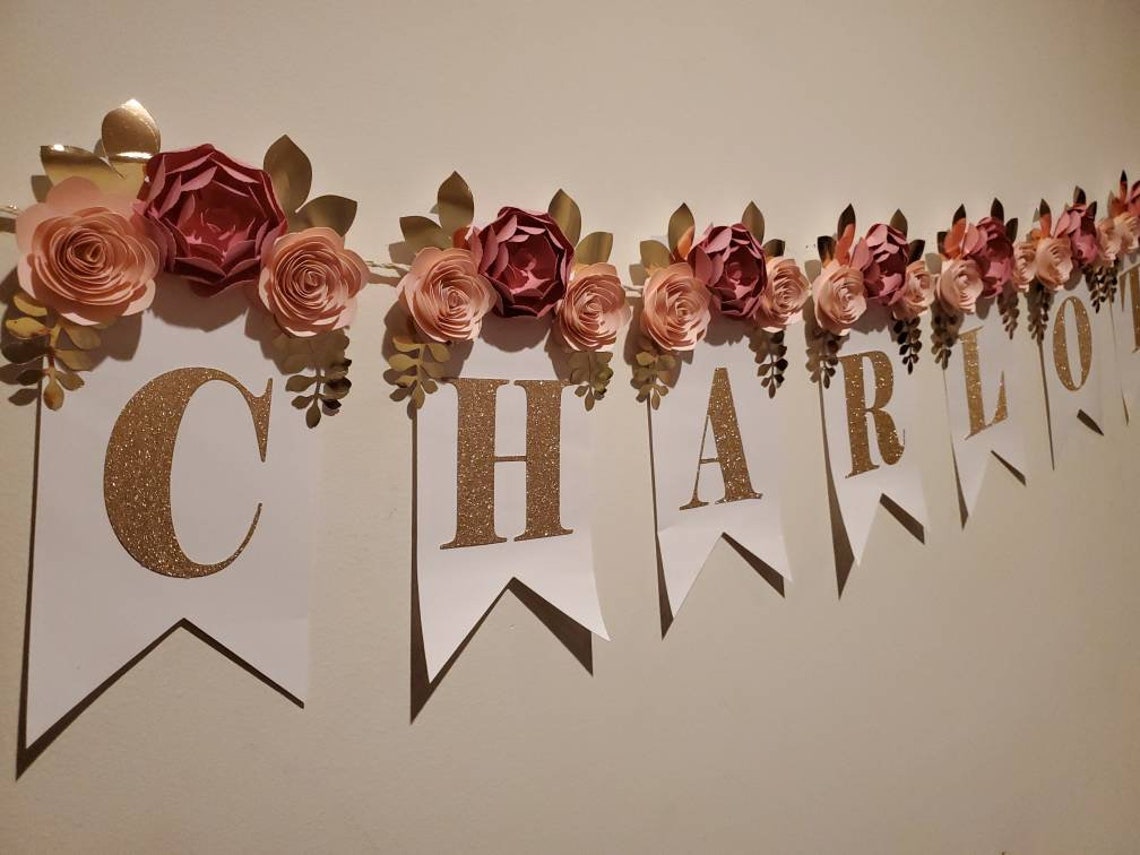 Garland/ banner for parties and backdrops Etsy