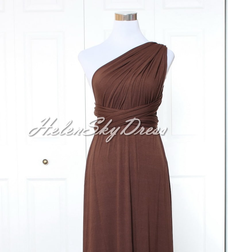 Dark Brown Bridesmaid Dresses