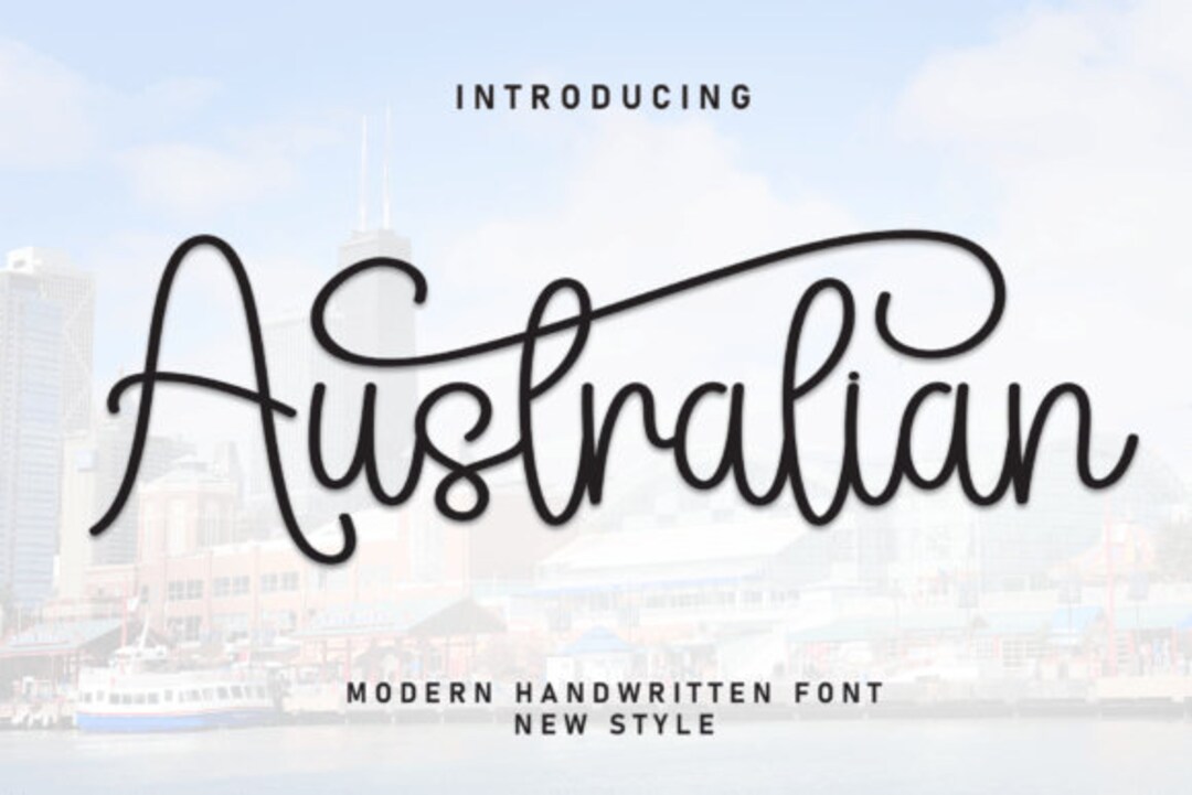 Australian Calligraphy Font, Script Font, Cricut Font Svg, Cursive Font ...