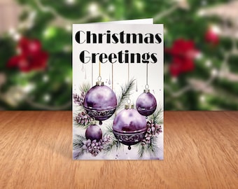 Christmas, Holiday Card Digital Download Printable