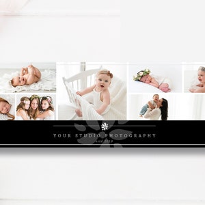 Classic Photographer Facebook Cover Template, Facebook Banner Design, Photoshop Template, INSTANT DOWNLOAD!