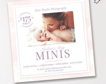 Instagram Template, Mommy & Me Mini Sessions, Muttertag Marketing Vorlage, Muttertag Instagram Vorlage - SOFORTIGER DOWNLOAD!