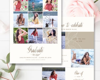 high school graduation invitations etsy