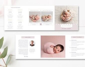 accordion brochure etsy