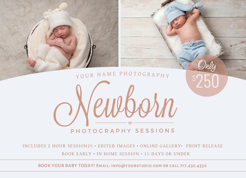 Photography Marketing Board Newborn Mini Sessions Etsy