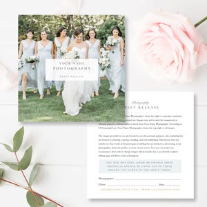 Print Release Template for Photographer, Canva Print Release Form, Print Release Photoshop Template -  INSTANT DOWNLOAD!
