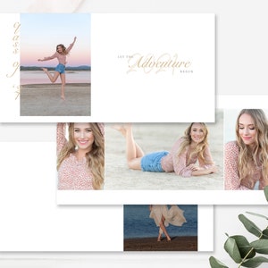 Graduation Photo Album Template, Graduation Photo Book Template, Senior Album, Photoshop Album, Photoshop Template, INSTANT DOWNLOAD image 4