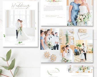 Wedding Photography Magazine Template CANVA, 26-Page Studio Welcome Guide, Wedding Photographer Brochure, Client Magazine, PS + Canva