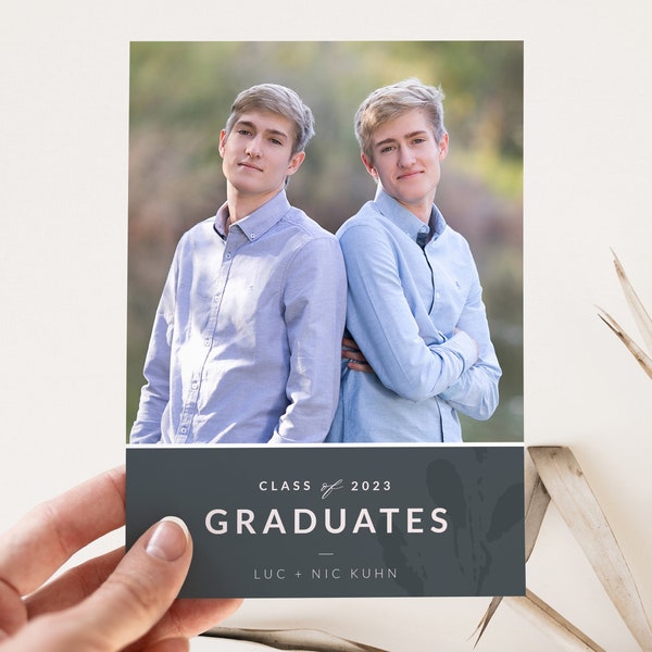 Twins Graduation Etsy