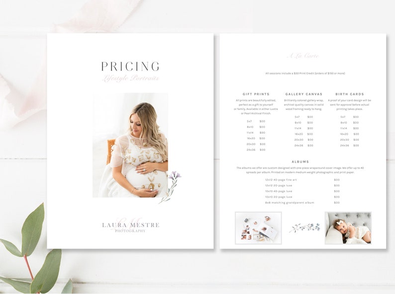 Lifestyle Photography Pricing Guide Set Maternity Photography Etsy