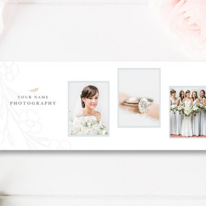 Facebook Cover Design Template, Photographer Templates, Photography Template, Photoshop Template, INSTANT DOWNLOAD image 1