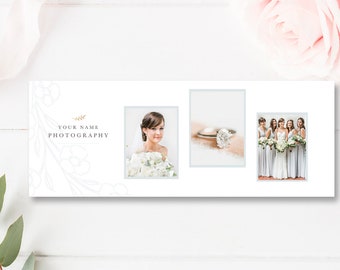 Facebook Cover Design Template, Photographer Templates, Photography Template, Photoshop Template, INSTANT DOWNLOAD!