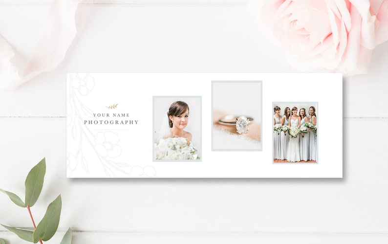 Facebook Cover Design Template, Photographer Templates, Photography Template, Photoshop Template, INSTANT DOWNLOAD image 1