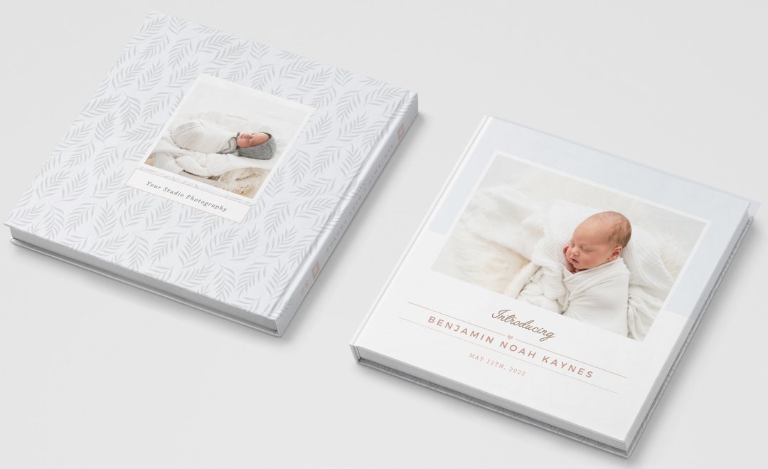 Baby Photo Book Cover Template for Photographers, Baby Album Templates, Baby Photo Book Cover
