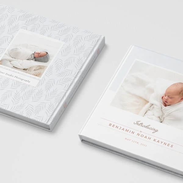 Baby Photo Book Cover Template for Photographers, Baby Album Templates, Baby Photo Book Cover Template, Newborn Templates