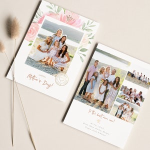 Photoshop e Canva, Modello di biglietto fotografico per la festa della mamma, Biglietto per la festa della mamma, Buona festa della mamma, per i fotografi, DOWNLOAD ISTANTANEO!