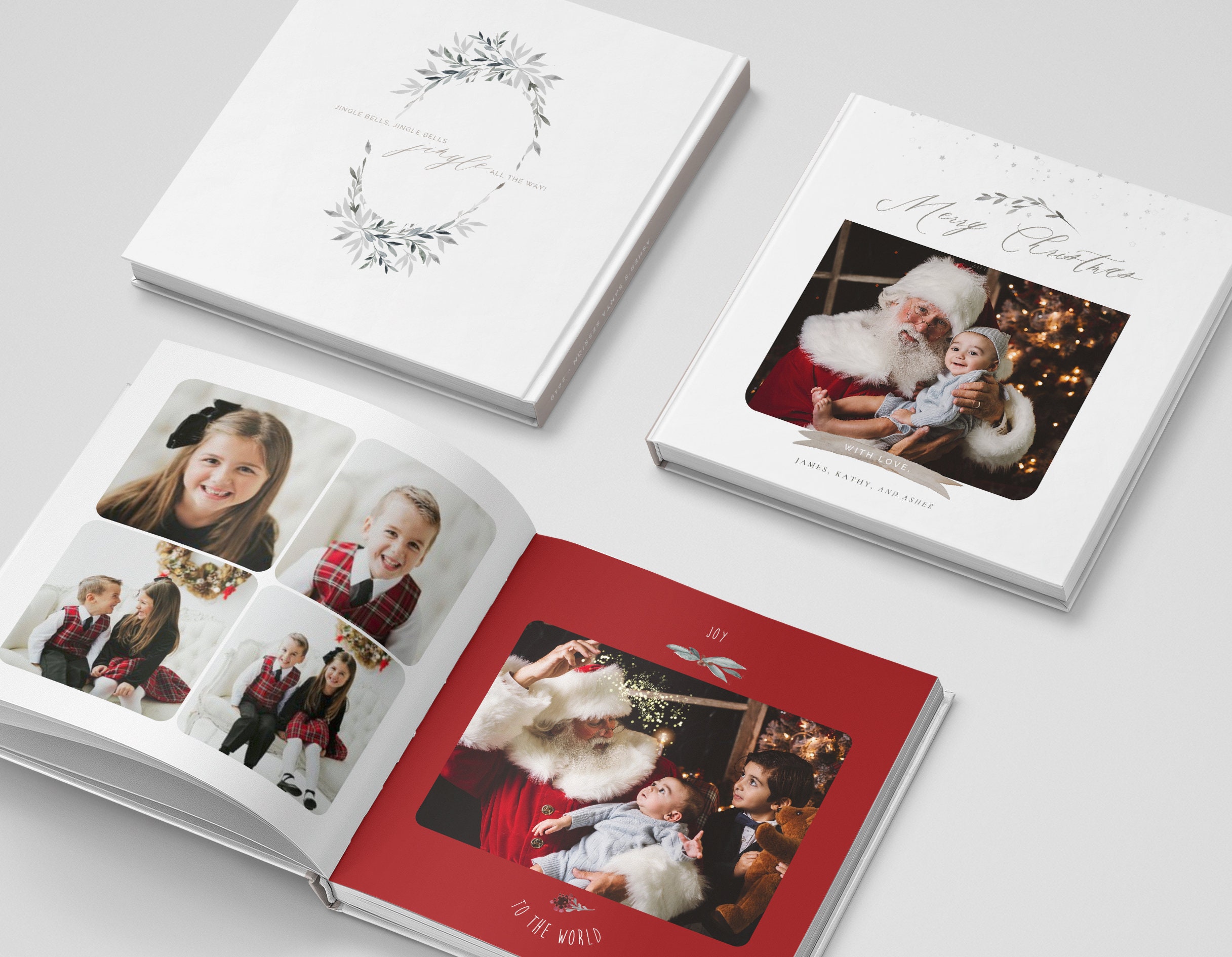 Christmas Photo Book Album for Photographers, Christmas Photo