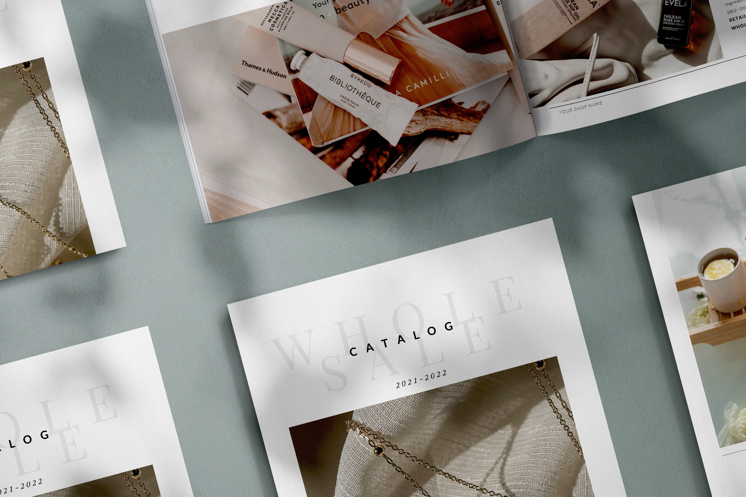 Wholesale Product Catalog Template, Photoshop InDesign Catalog Template, Canva Catalog Template, Photoshop Template - INSTANT DOWNLOAD!