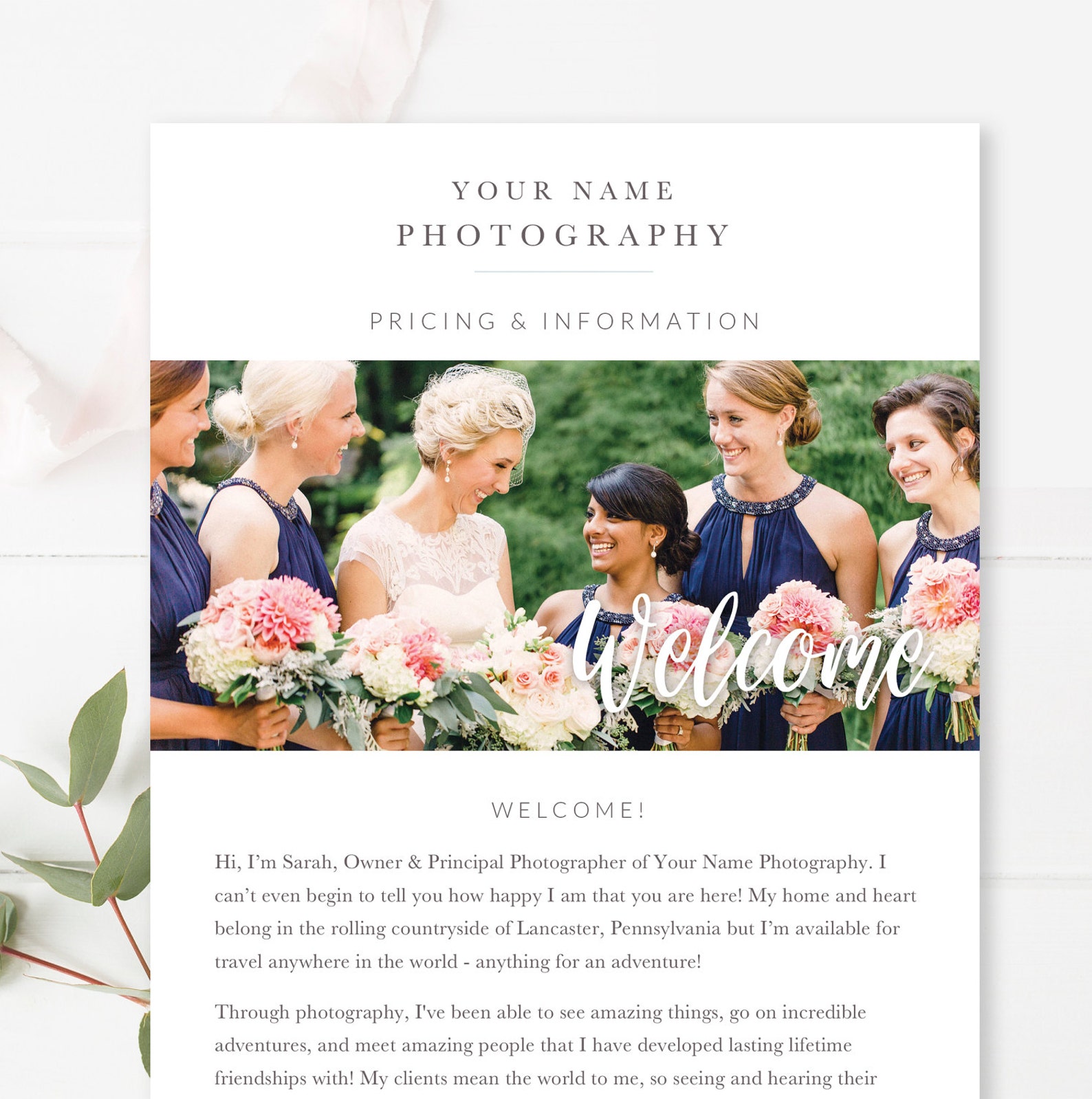 Wedding Photography Email Template Email Newsletter Template Etsy Wedding Photography Email Template Email Newsletter Template Etsy
